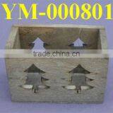 Christmas Wooden Candle Holder thumbnail-1