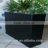 2015 Fashionable Wicker Frame Outdoor Flower Pot thumbnail-1