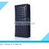 New Products Woven Grain Women Leather Wallet thumbnail-1