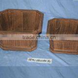 Antique Decorative Wooden Vase thumbnail-4
