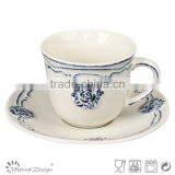 Cup Saucer Handpainting Top Sale Relaxation and Antique Style With Flower thumbnail-2