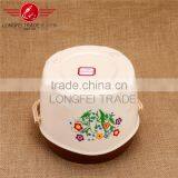 High Quality Eco-friendly 1.8L+4.8L 2pcs Plastic Thermos Lunch Box Set For Hot Food /Food Warmer thumbnail-5