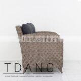 Tropiton Wicker Conversation Bench - Vietnam Poly Rattan thumbnail-3