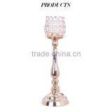 2016 New Design Tulip Crystal Candle Stand Candle Holder Home Party Decor Candlestick Metal Plated Romantic Europe Holders thumbnail-3