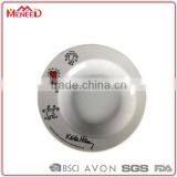 Unique Shaped Dishes Creative White Restaurant Melamine Dinner Plate Sizzling Plate thumbnail-1