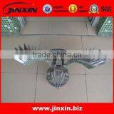 Decorative Stainless Steel Metal Crafts Flying Eagle With Bottom Round Ball thumbnail-4