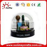 OEM High Quality DALLAS TEXAS Souvenir Acrylic Snow Globe for Sale thumbnail-1