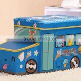 Bus Shape Storage Boxes,non Woven Fabric Storage Box Storage Bins,collapsible Foldable Storage Packing Box With Lid and Handle thumbnail-6