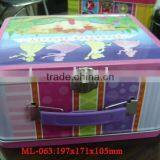 Lovely Lunch Tin With Plastic Handle thumbnail-1