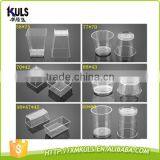 Food Grade Disposable Dessert Ice Cream Container Plastic Cup Square Round Special Shape Dessert Cups thumbnail-2