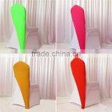 Gold Spandex Chair Cover Cap thumbnail-3