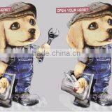 2016 Hot Sales Offset Carton Cat Logo Heat Transfer Paper for Baby T-shirt/garment Heat Tranfer Label thumbnail-2