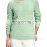Women's Honeycomb-Knit Crew Sweaters