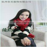 Popular Lovely Girl Winter Knitted Acrylic Scarf Factory in Knit Town thumbnail-4