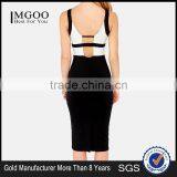 MGOO New Fashion OEM/ODM China Manufacturer Wholesale Fashion Bandage Dress For Women Sexy Knee Length Vestidos Black #24206145 thumbnail-4