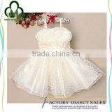 Lovely Child Tulle Flower Pattern Puffy Summer Cute Dress for Baby Girl Dresses thumbnail-5