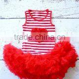 Chiffon Sexy Girls Tutu Skirt Stripe Clothing Suit Goods for Children Clothing thumbnail-1