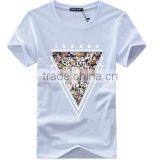 Summer Youth Short Sleeve T-shirt Men Loose Round Collar Men's Clothing thumbnail-3