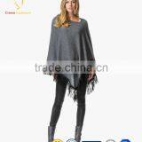 Women Fashion Wool Knitted Poncho Hand Knitted Poncho thumbnail-1