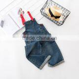 S17656A Classic Spring Autumn Children's Jeans Overalls thumbnail-5