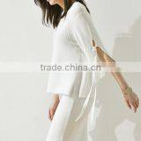 4482 Runwaylover New Designsexy Tie Crochet Sweater thumbnail-3