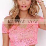 Sexy Delicated Mesh Bodycon Fit Two Piece Prom Dress Lace Prom Dresses thumbnail-5