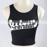 Milk Silk Crop Top Sleeveless Nightclub Top Womens Tank Top thumbnail-2