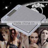 High Accuracy Mini Digital Scale Electronic Scale Platform Jewelry Gold Diamond Scale 500g/0.01g Weighing Balance Blue LCD thumbnail-2