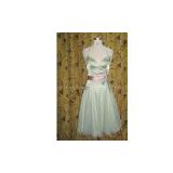 JA003 Bridesmaid Dress // green bridesmaid dress //Strapless bridesmaid dress