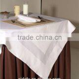 Wholesale Customized Fancy Square Ruffled Table Skirt thumbnail-4