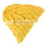 Fashional Pretty Warm Soft Cozy Popular Elegant Jacquard Chunky Beanie thumbnail-1