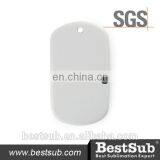 JS Coatings Sublimation Smooth Angle Ceramic Ornament H016