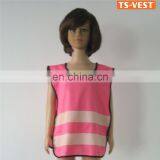 Wholesale High Visibility Reflective Purple Pink Blue Yellow Child Safety Vest thumbnail-4
