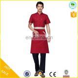 High Quality Cheap Short Sleeve Hotel Uniform for Waitress thumbnail-1