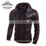 OEM Service Custom Motorcycle PU Leather Jacket Men thumbnail-1