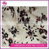 Topselling Floral Printing Nylon Rayon Burnout Silky Velvet Fabric