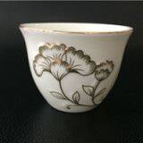 Oem Service Arabic Ceramic Coffee Tea Cup With Diamond Cawa Cup for Hotel thumbnail-4