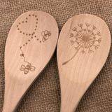 Wooden Spoons,Made of Chinese Cherry,with Laser Printing thumbnail-4