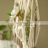 Cotton Rope Macrame Flower Pot Holder Indoor Outdoor Hanging Planter Basket thumbnail-4