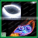 Switchback Headlight Tube White Amber Led Strip Drl Light for Car