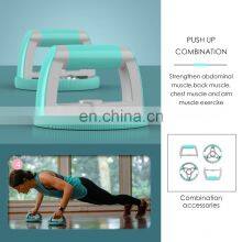 2021 Home Gym Equipment Fitness Body Building Exercise Multifuntion Abdominal Whee Double Ab Wheel Roller thumbnail-2