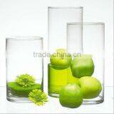 Clear Glass Cylinder Vase