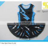 Custom New Style Sublimated Netball Dress With Underwear thumbnail-1