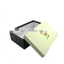 High Quality Lid and Base Paper Box for Recycled Cardboard Packaging Shoe Boxes with Custom Logo