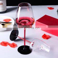 Unique Valentines Restaurant Wholesale Crystal Portable Pink Goblet Wedding Rose Wine Glass thumbnail-4