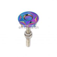 Aluminum Quick release Push Button Bonnet Hood Pin ,  32mm x 54mm Bonnet lock clip kits, 2.5