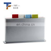 4 Colors Classified Cutting Board Set With ABS Storage Case thumbnail-3