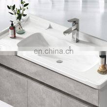 High Class Luxury Wood Bathroom Cabinet Bathroom Vanity Set With Countertop Bathroom LED Smart Mirror Cabinet Home Decor thumbnail-4