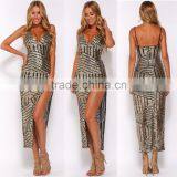 Latest Net Dress Designs Designer One Piece Party Dress Sexy Fashion Dress thumbnail-1