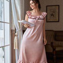 Sexy Plus-Size Nightgown in Dress Sleepwear Manufacturer thumbnail-2